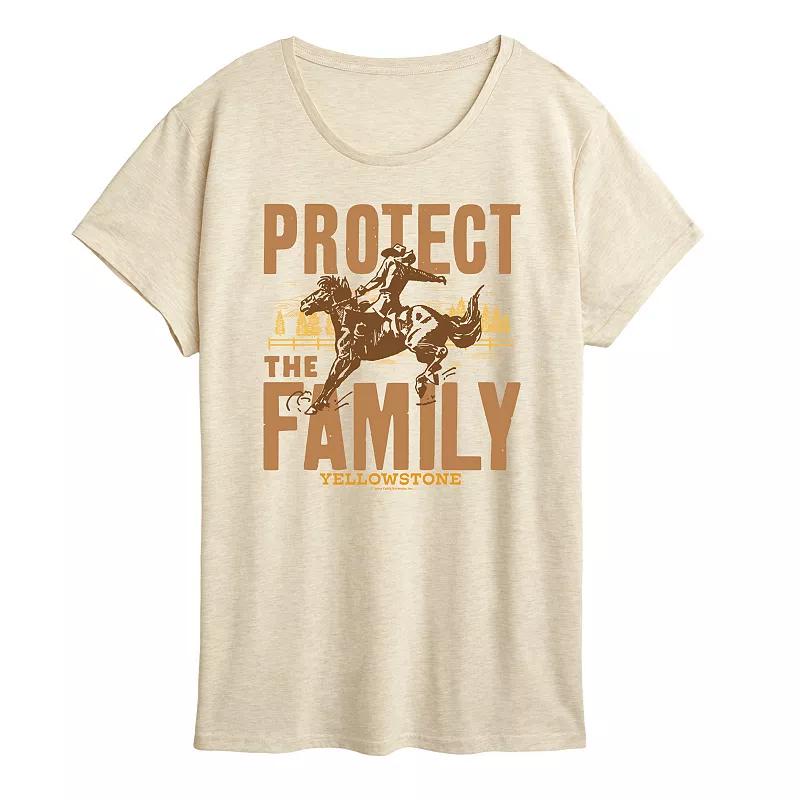 Women's Yellowstone Protect The Family Graphic Tee,  Product Image