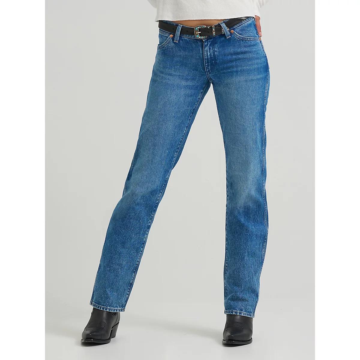 Women's Low Rise Cowboy Jean in Lasso Lagoon Product Image