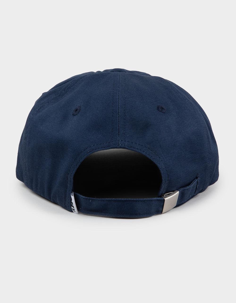OBEY Collegiate 6 Panel Strapback Hat - CREAM Product Image