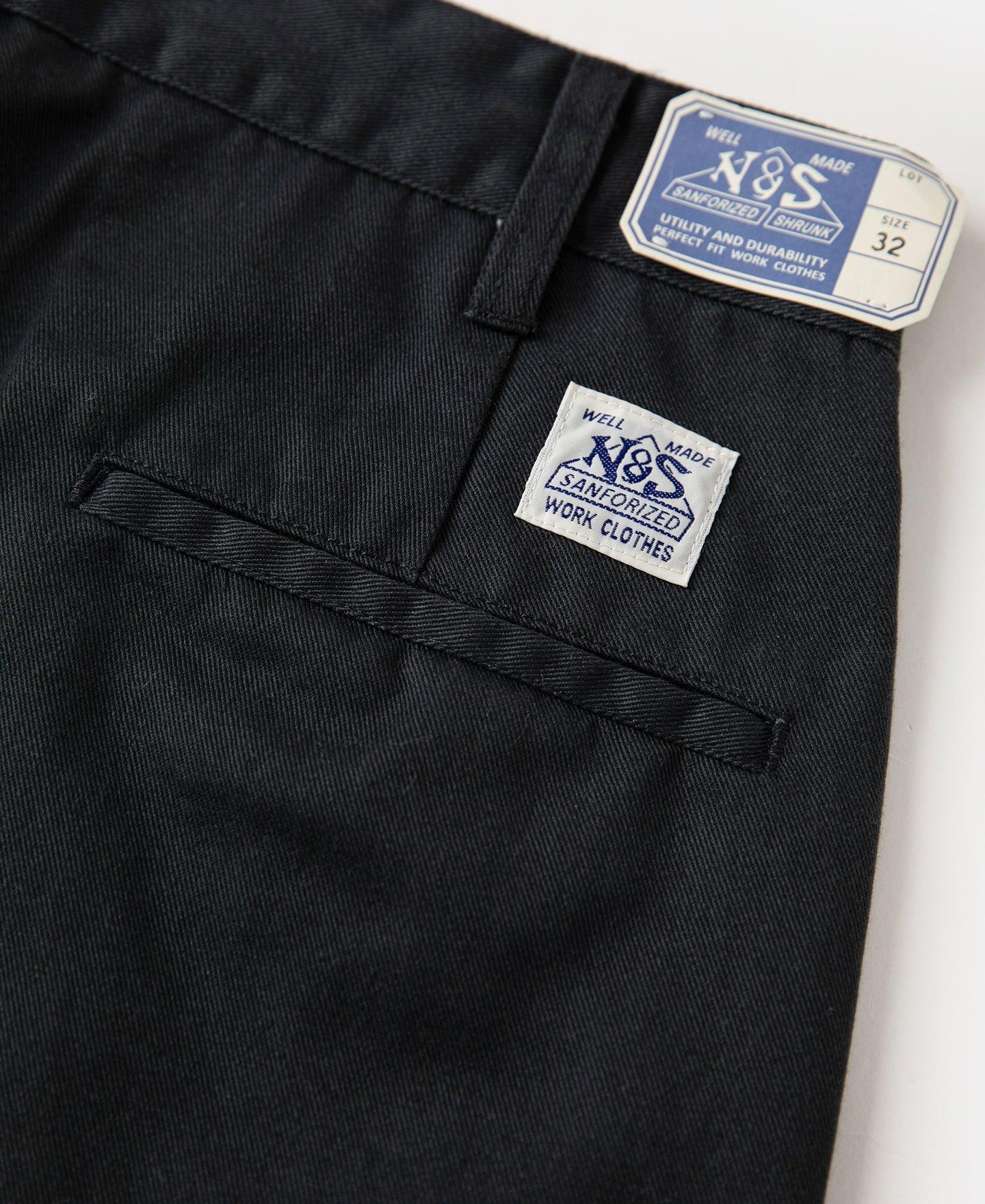 1970s Straight-Leg Work Pants - Black Product Image