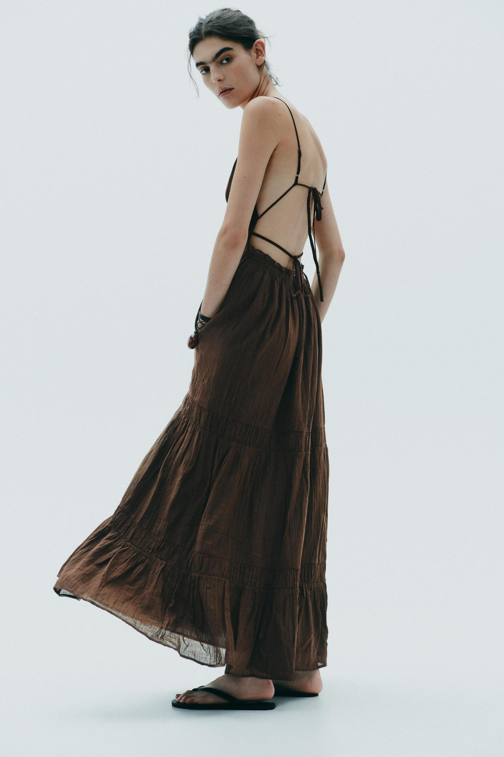 GAUZE MIDI DRESS Product Image