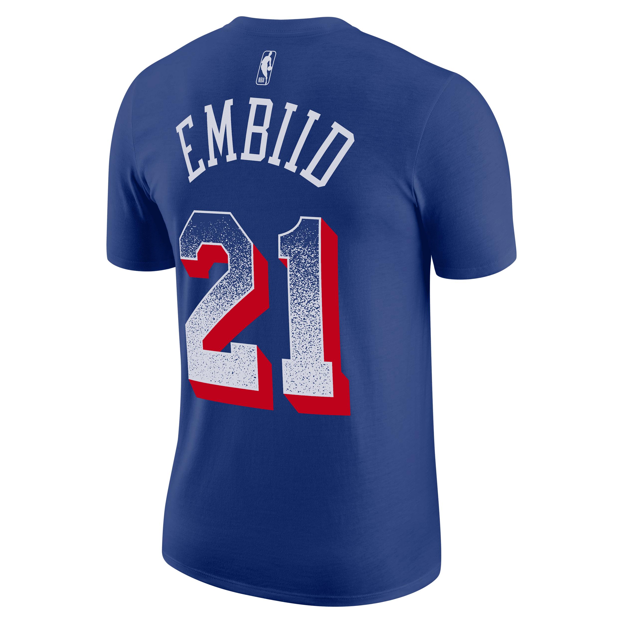 Joel Embiid Philadelphia 76ers Select Series Nike Mens NBA T-Shirt | HQ1321-495 Product Image