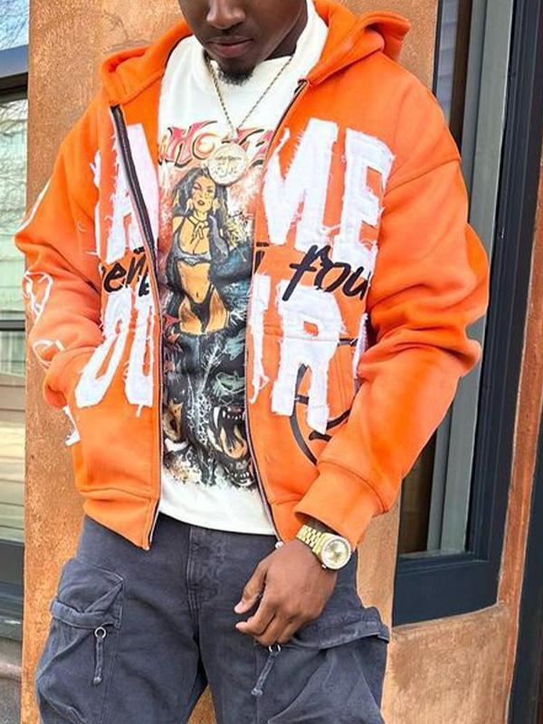 Printed Oversized Hoodie Product Image