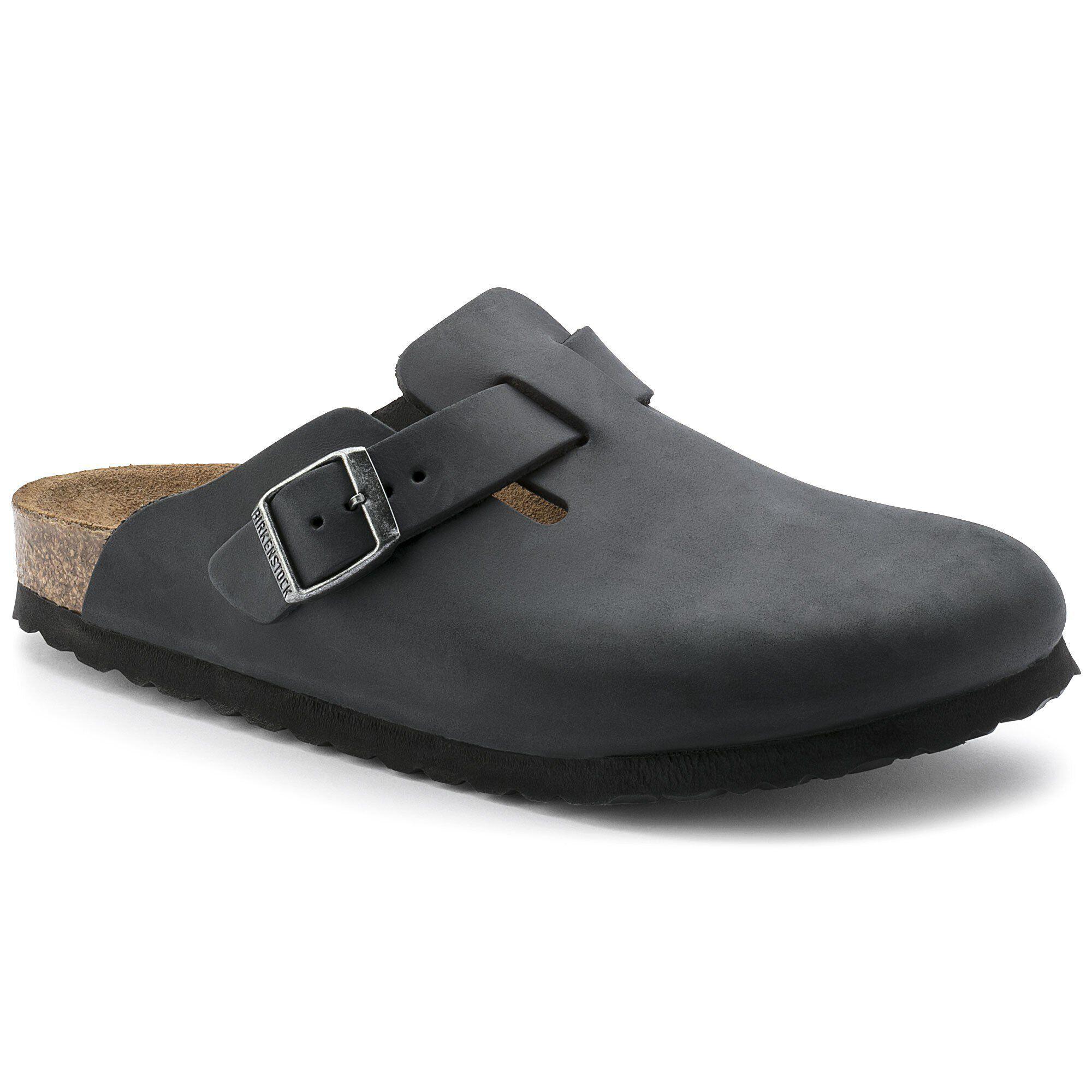 Mens Birkenstock Boston Clog - Dark Product Image