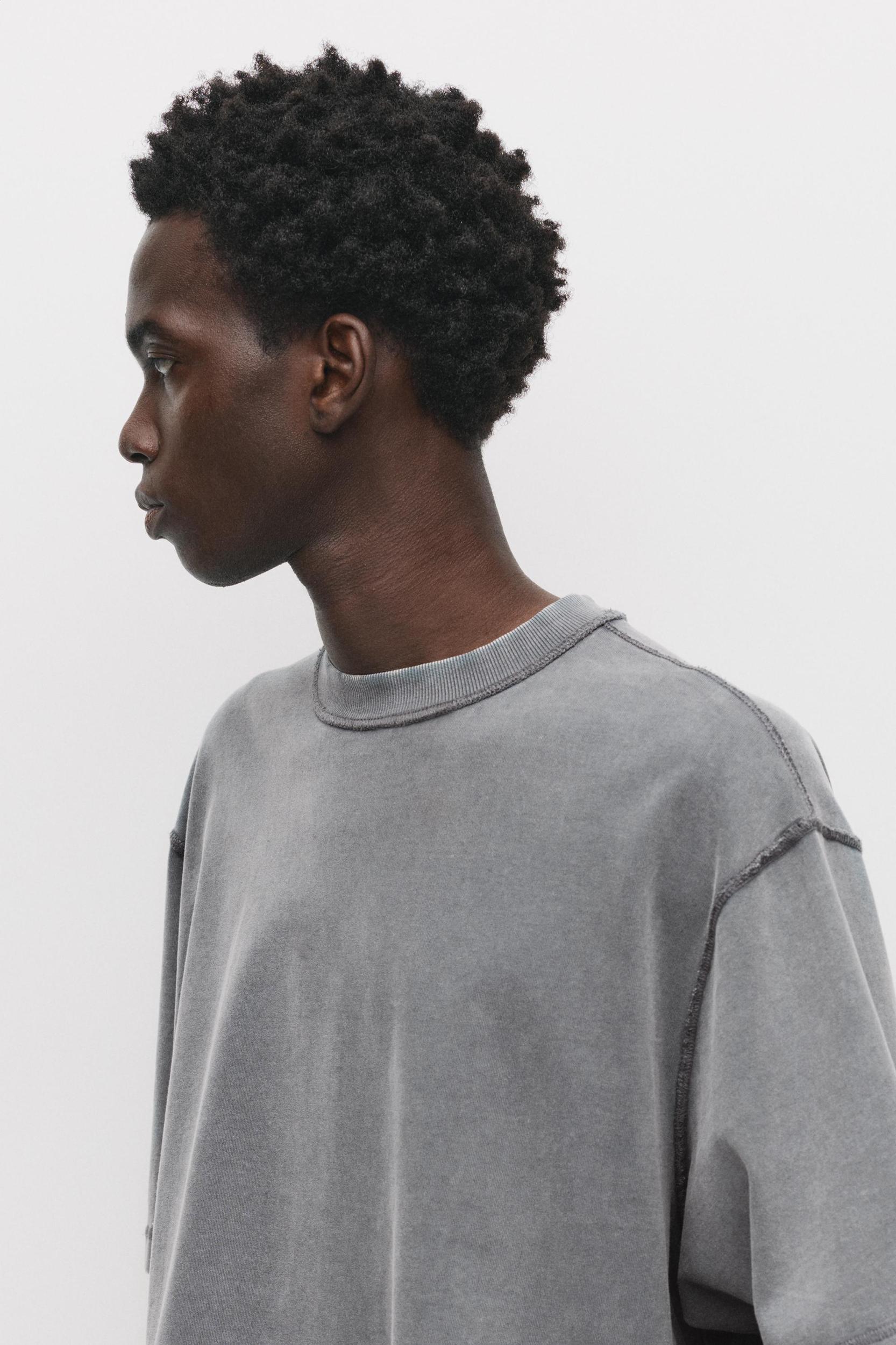 Soft-touch boxy-fit T-shirt Product Image