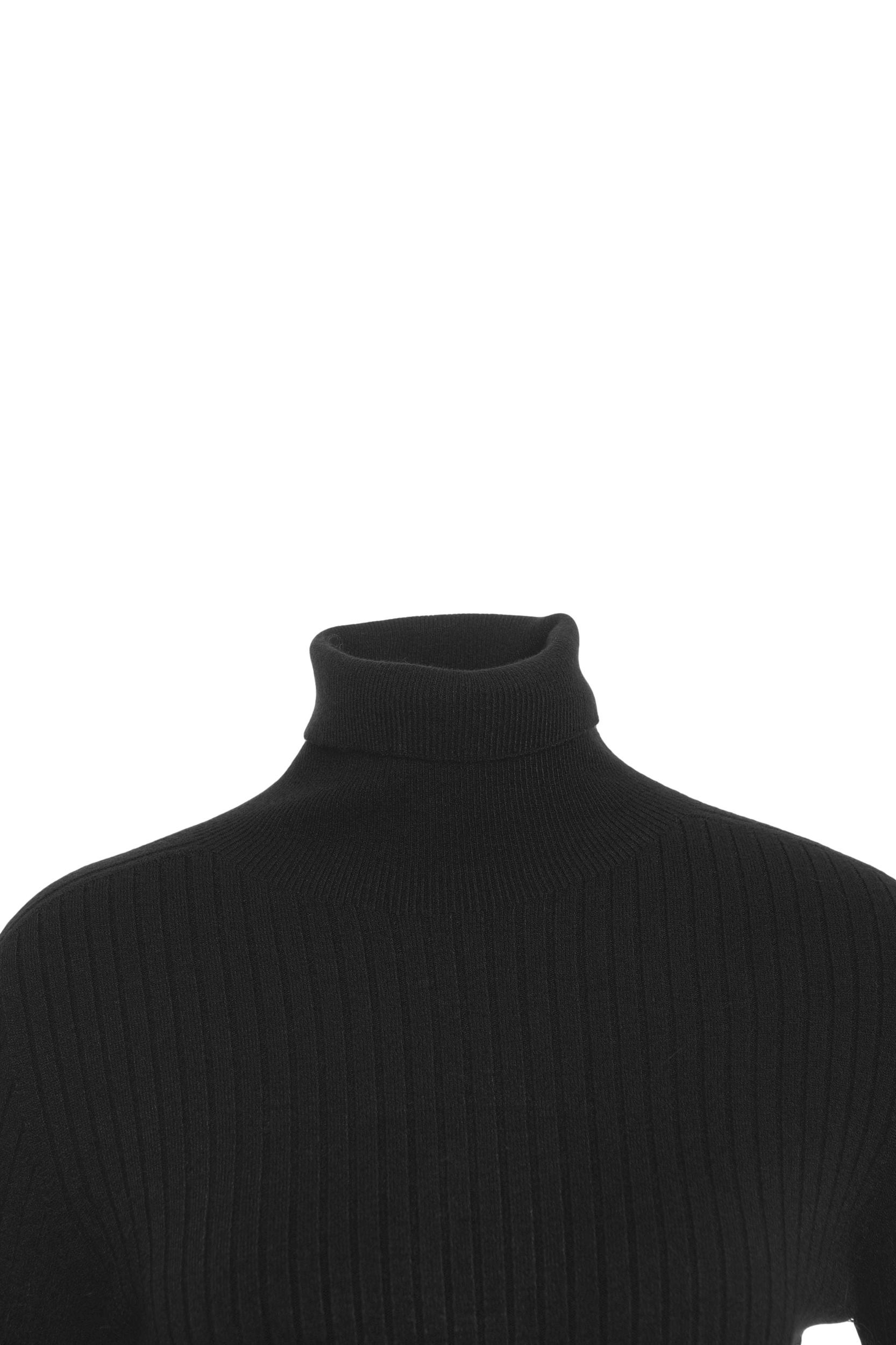 Turtleneck knit sweater Product Image