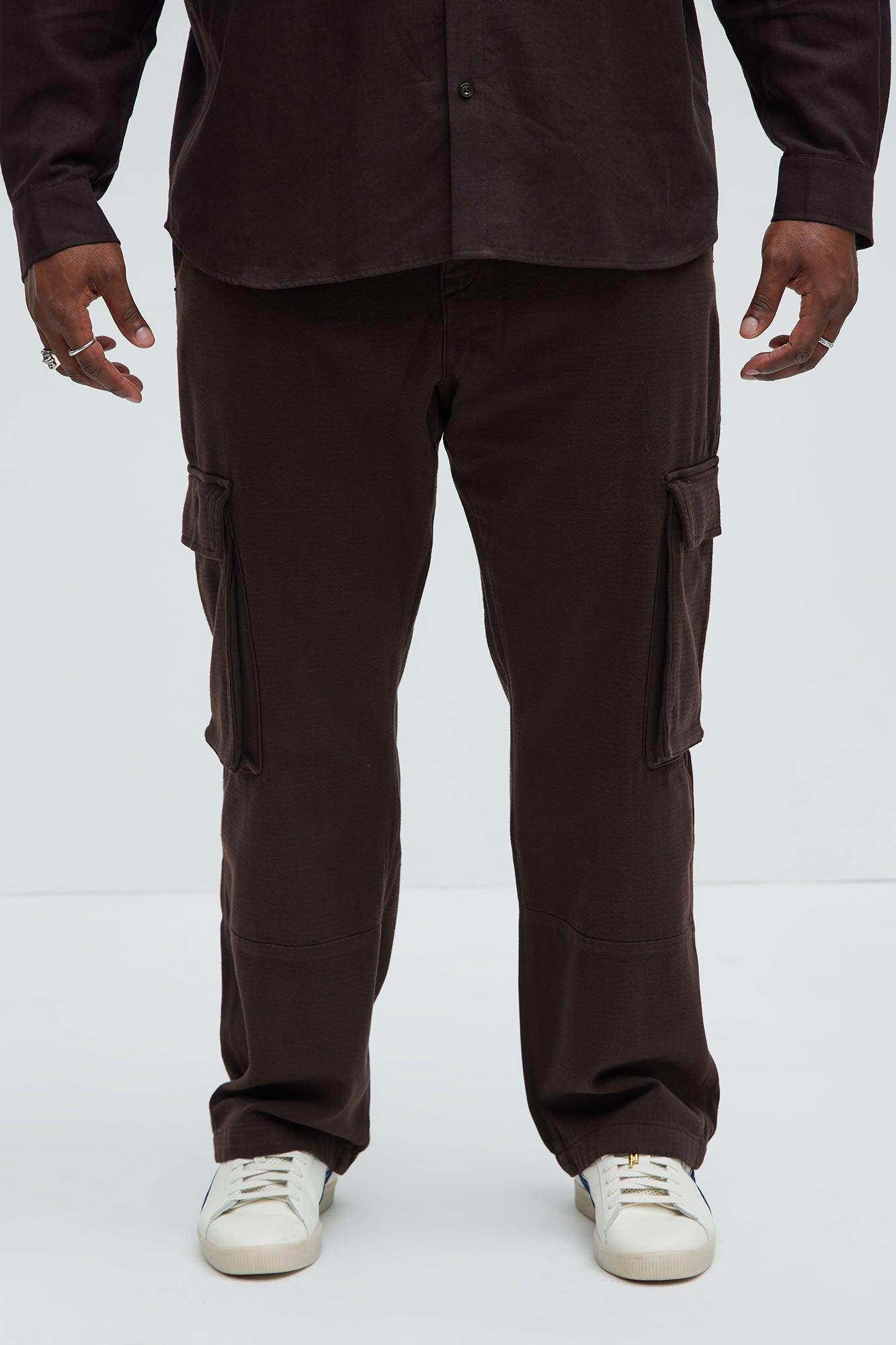 Daniel Straight Cargo Pants - Brown Product Image
