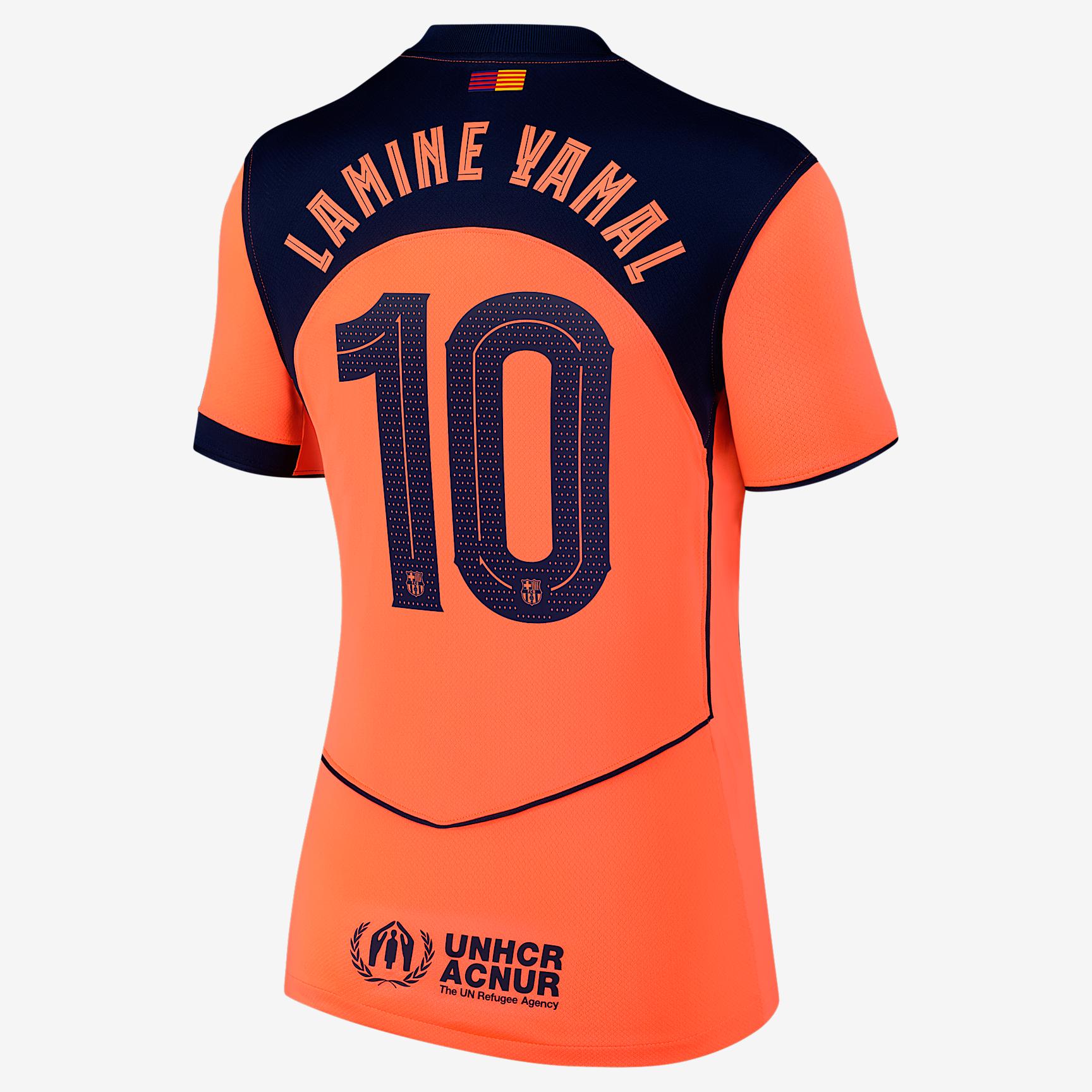 Lamine Yamal Barcelona 2025/26 Stadium Third Nike Womens Dri-FIT Soccer Jersey | NN203354268-FCB Product Image