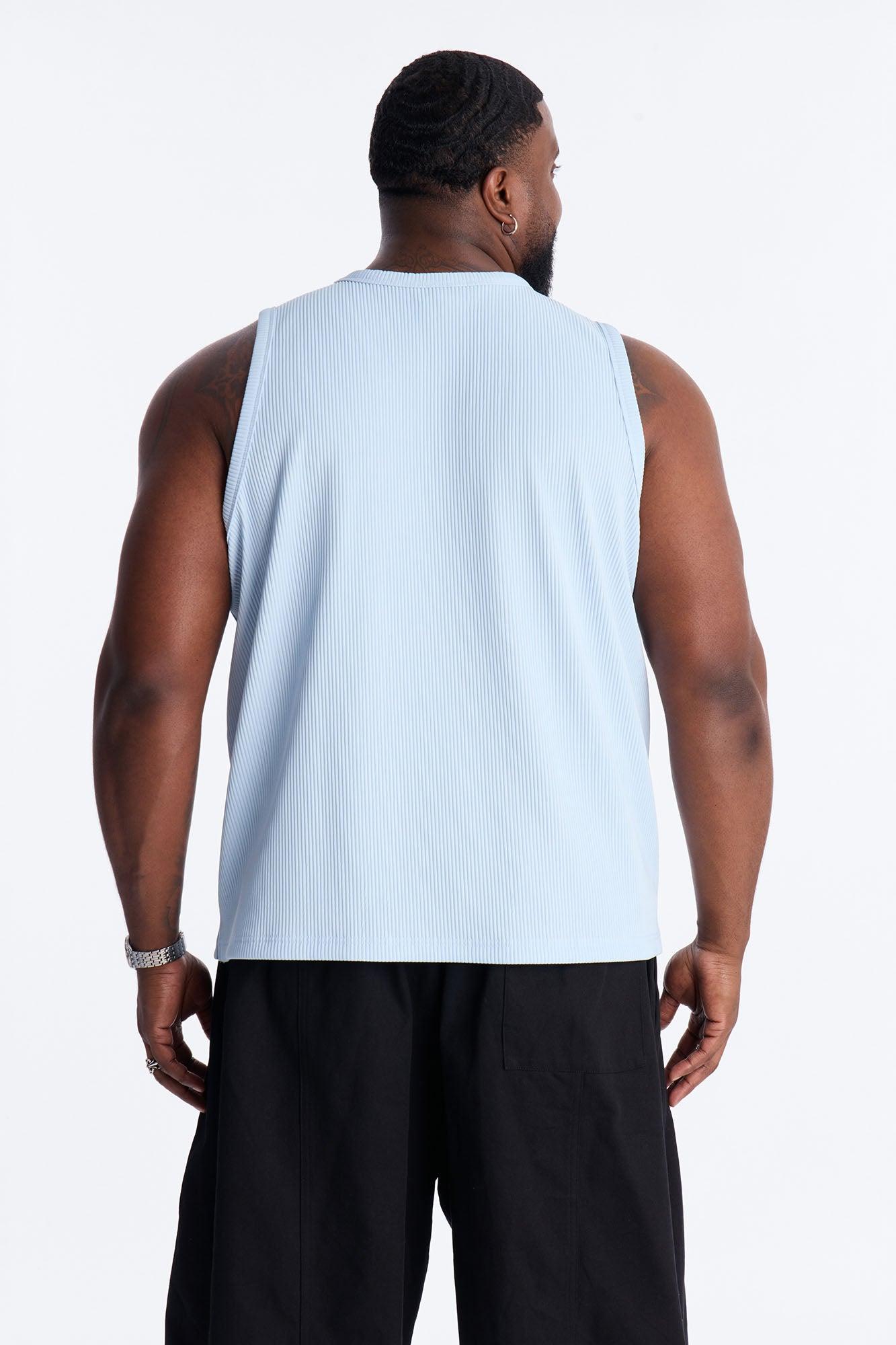 Show Up Tank Top - Light Blue Product Image