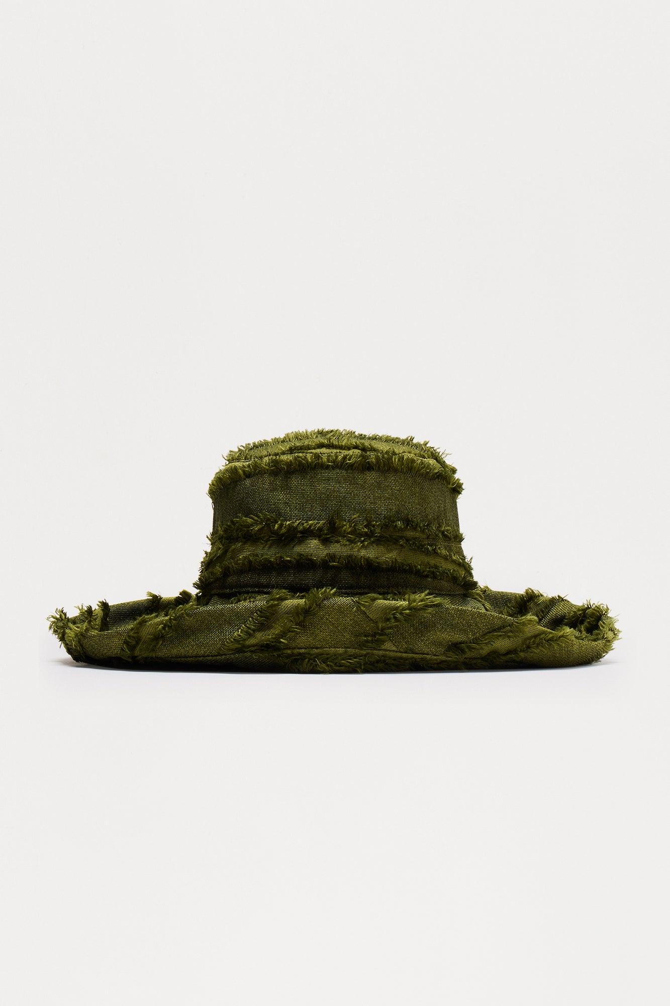 Vacay Oversized Sun Hat - Olive Product Image