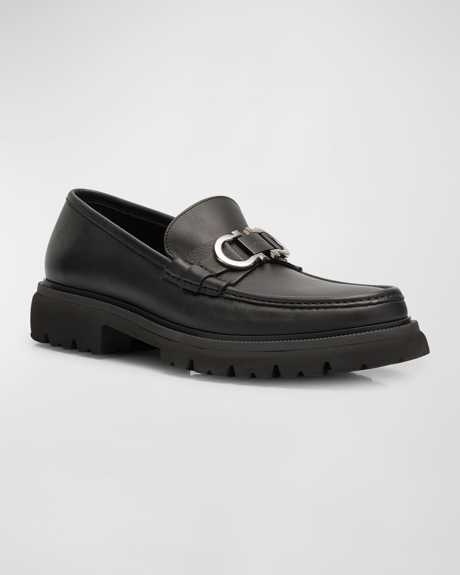 Men's Cocoon Gancini Leather Penny Loafers Product Image