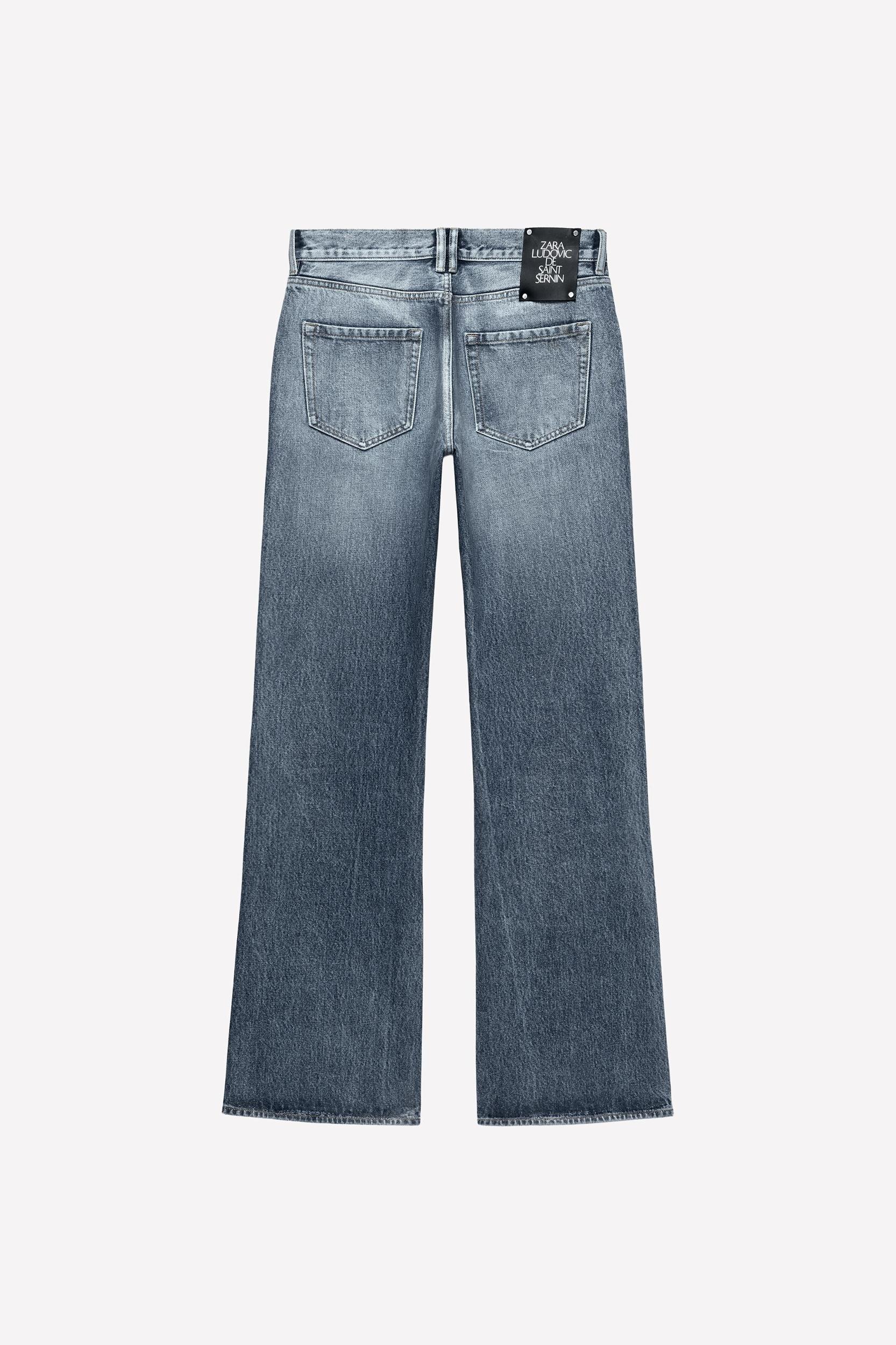 WAXED FLARE FIT JEANS LUDOVIC DE SAINT SERNIN x ZARA Product Image