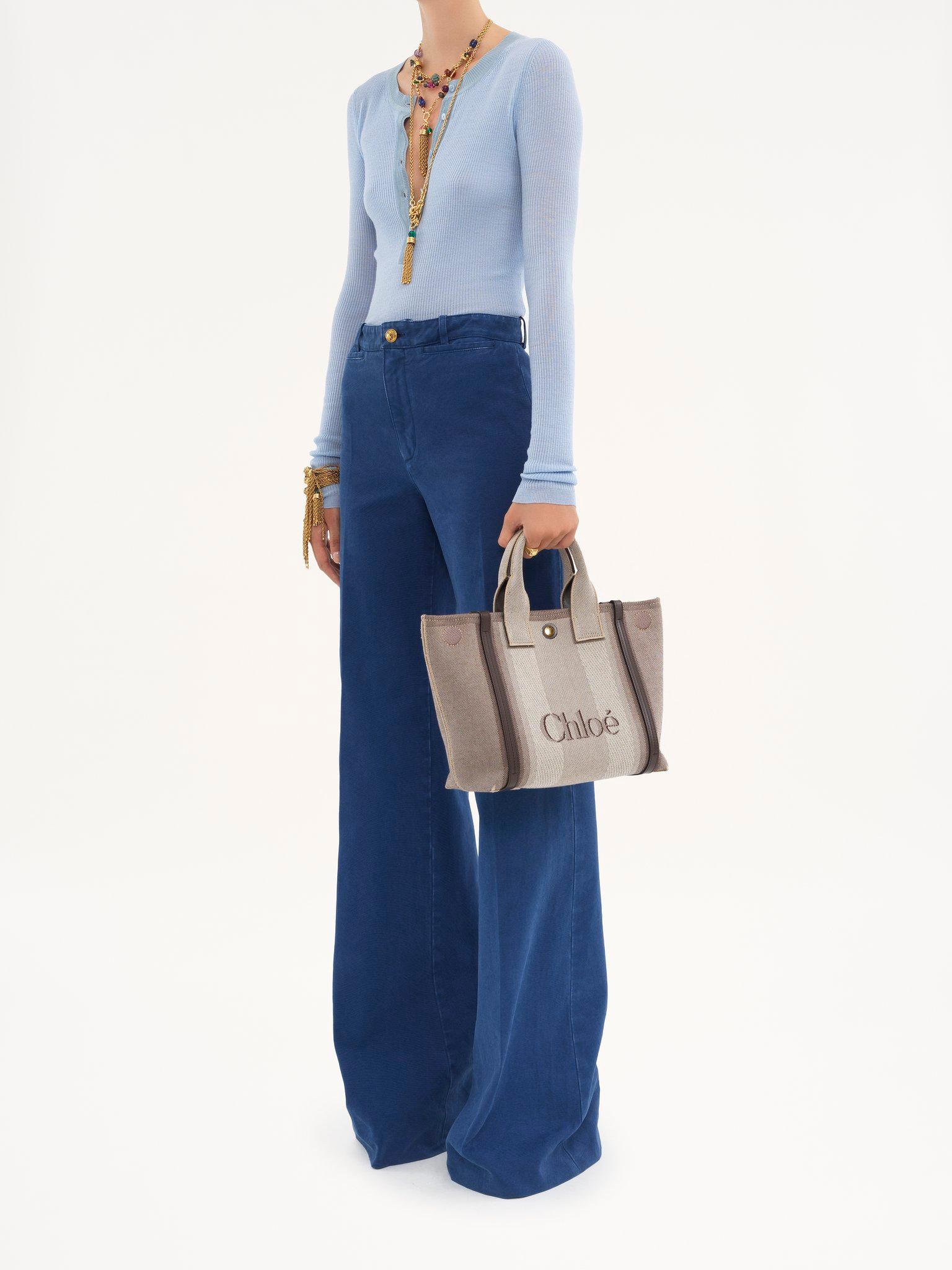 Small Chloé Carry tote bag in canvas Product Image