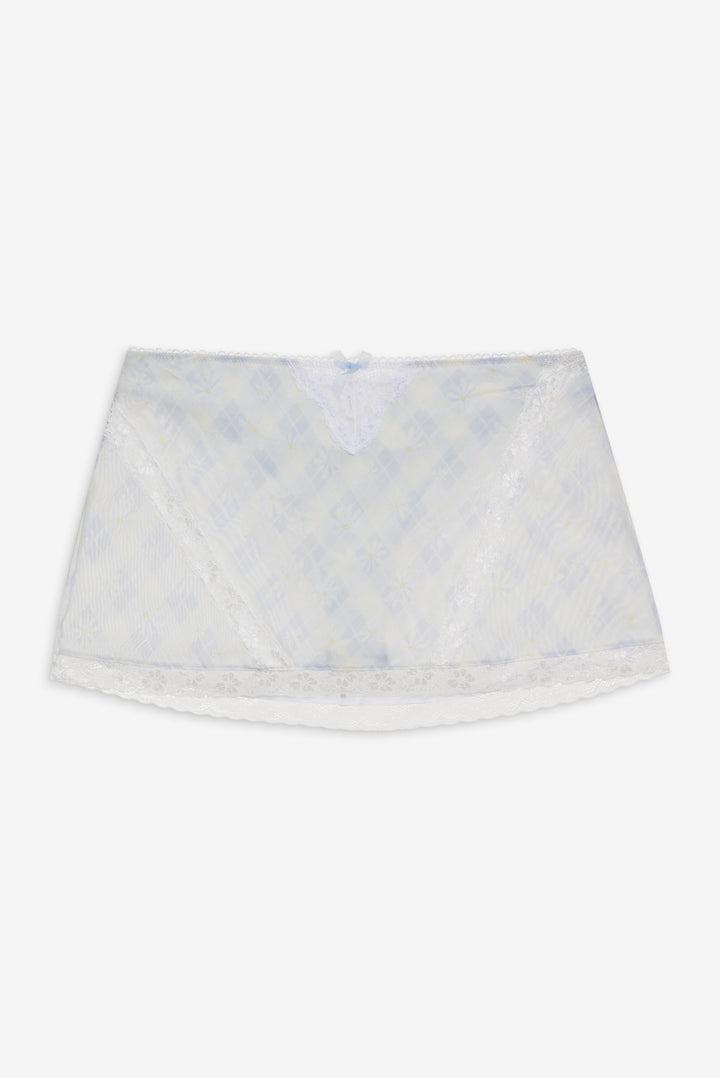 Dee Dee Daisy Mini Skirt — Blue Product Image