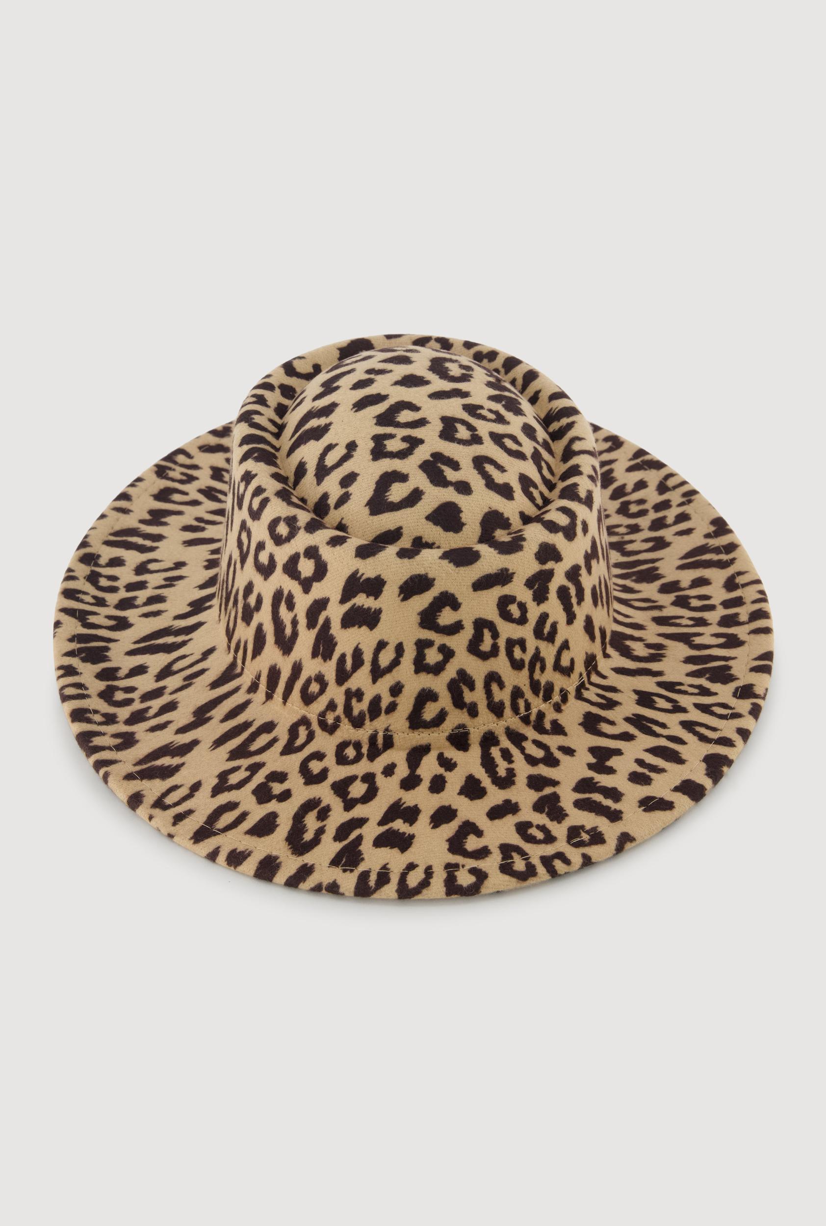 Animal Print Felt Hat Female Product Image