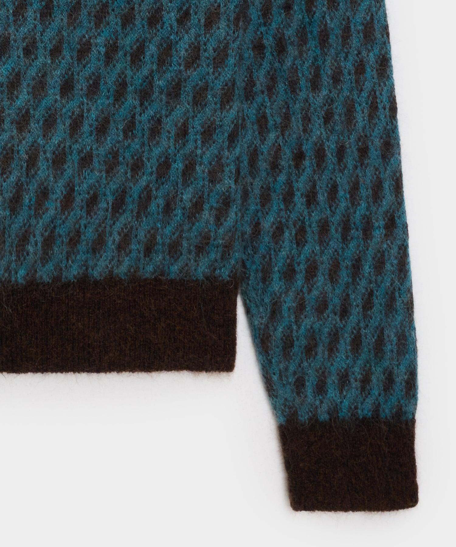 Italian Mohair V-Neck Sweater Product Image
