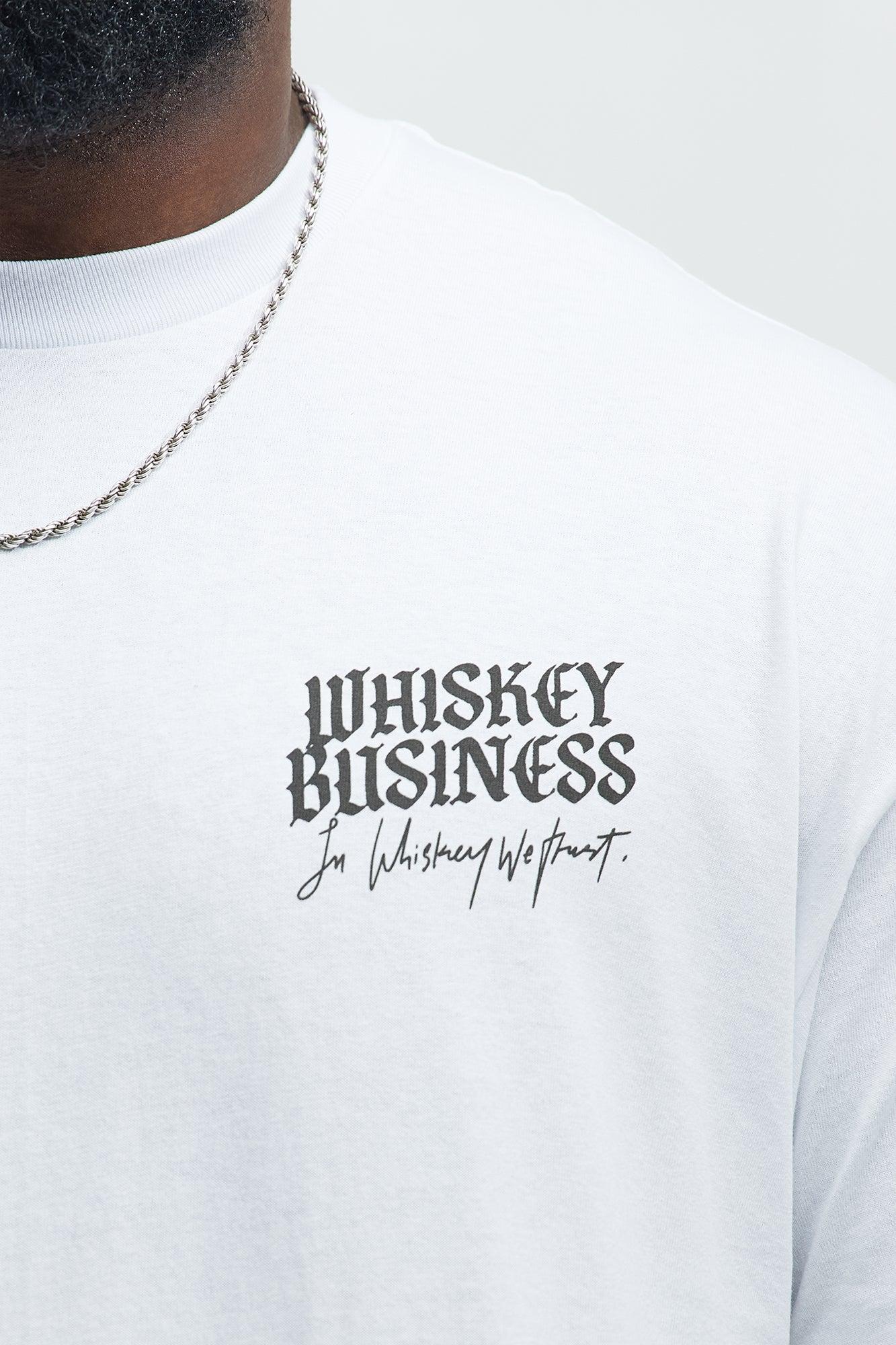 Whiskey Business Short Sleeve Tee - White Product Image