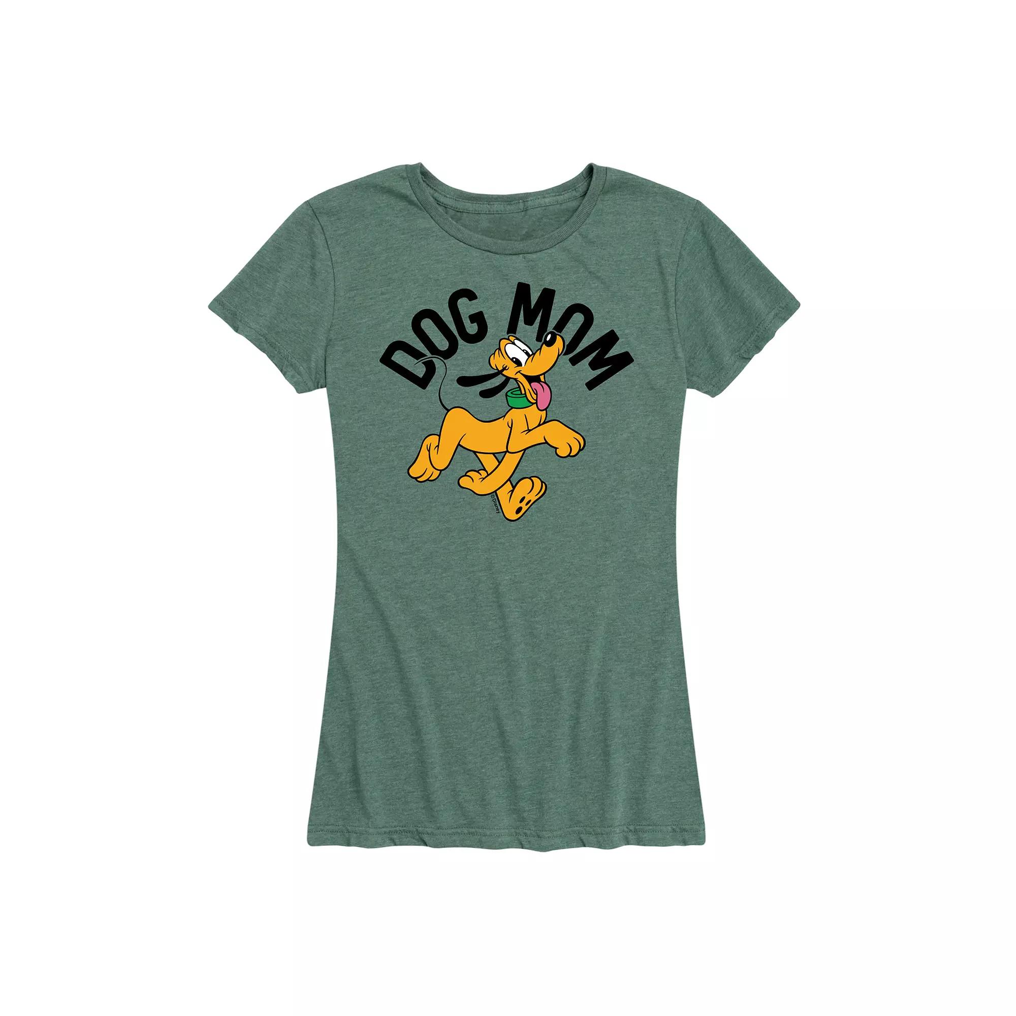 Disney's Pluto Women's Dog Mom Graphic Tee,  Product Image