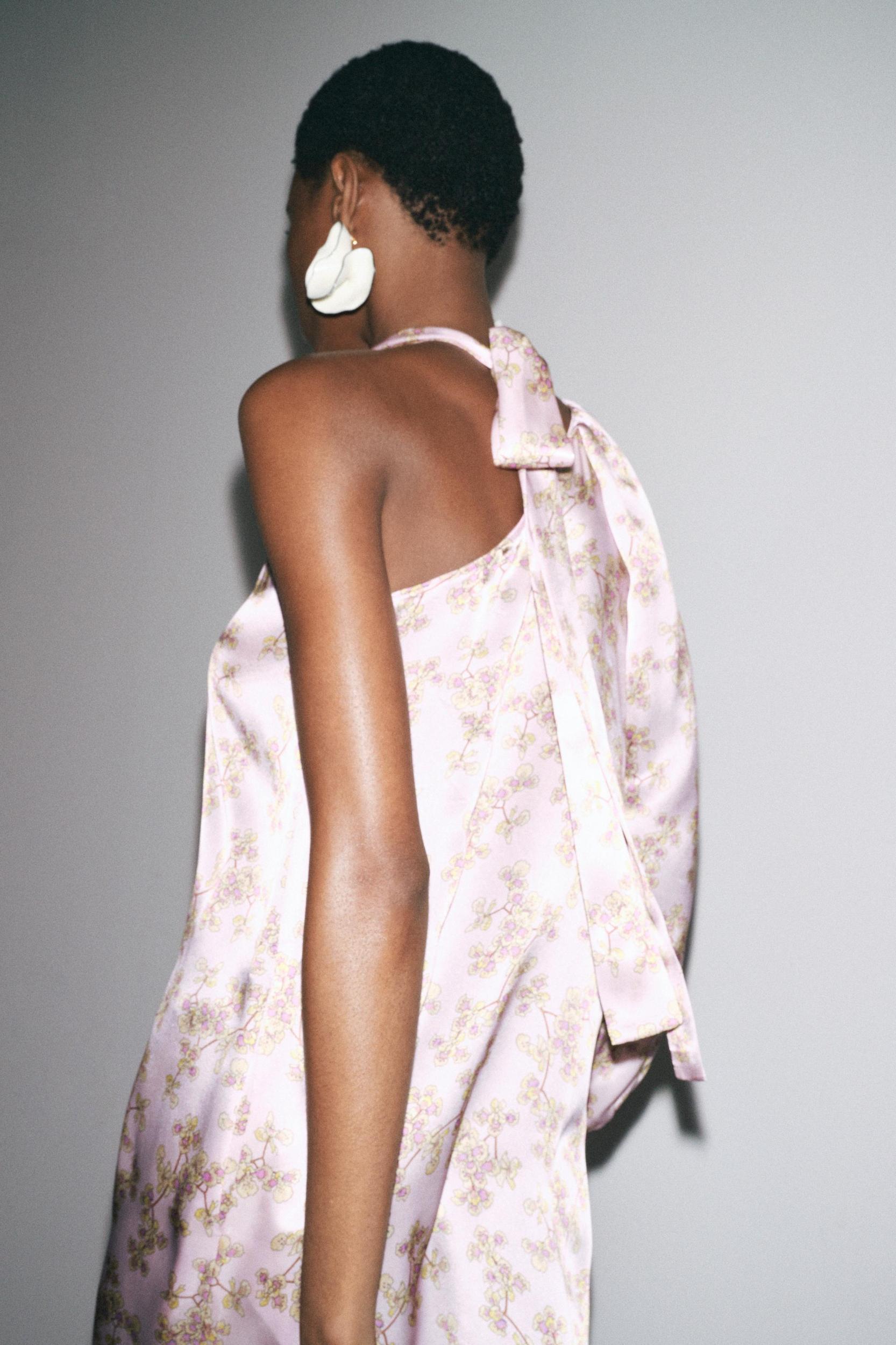 LIMITED EDITION 100% SILK ASYMMETRIC DRESS Product Image