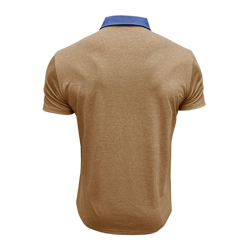 Short-Sleeve Plain Polo Shirt Product Image