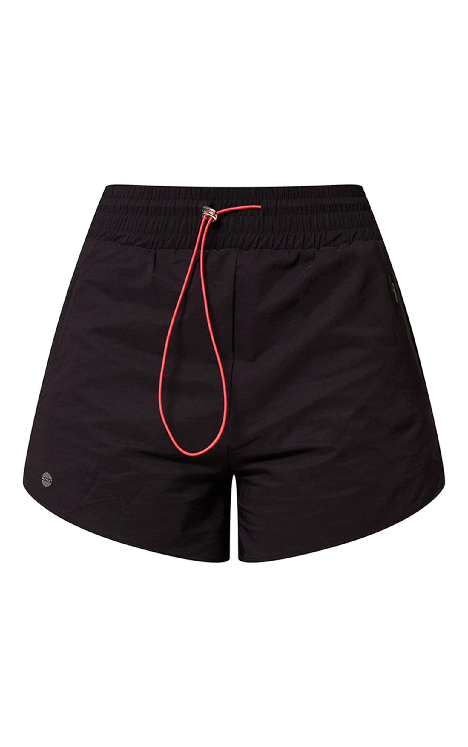 PLT Run Black Pocket Detail Underlayer Shell Runner Shorts Product Image