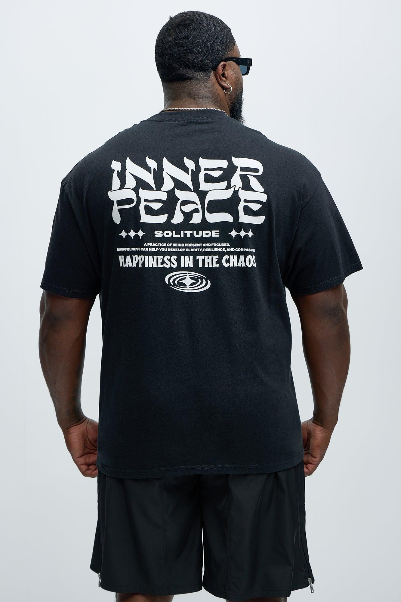 Happiness In The Chaos Short Sleeve Tee - Black Product Image