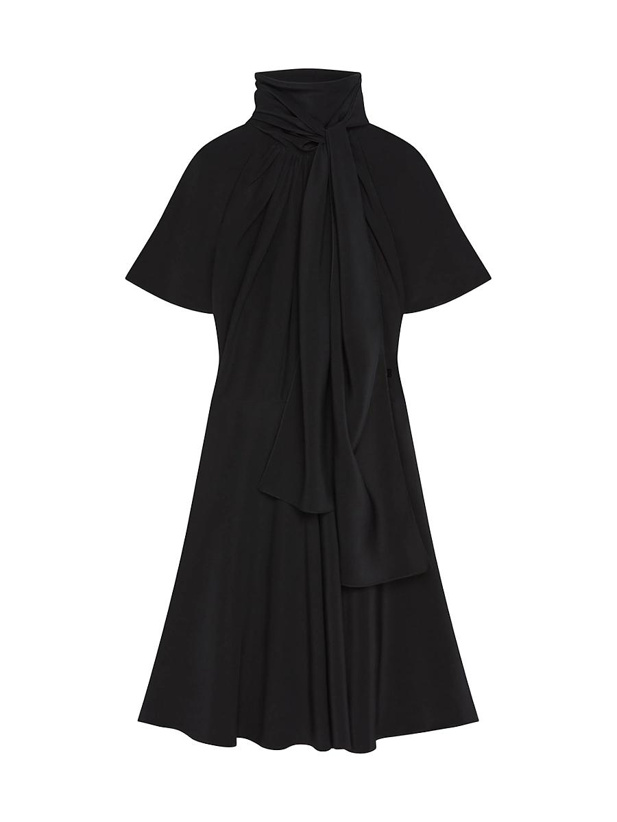 Womens Dress in Silk with Lavalliere Product Image