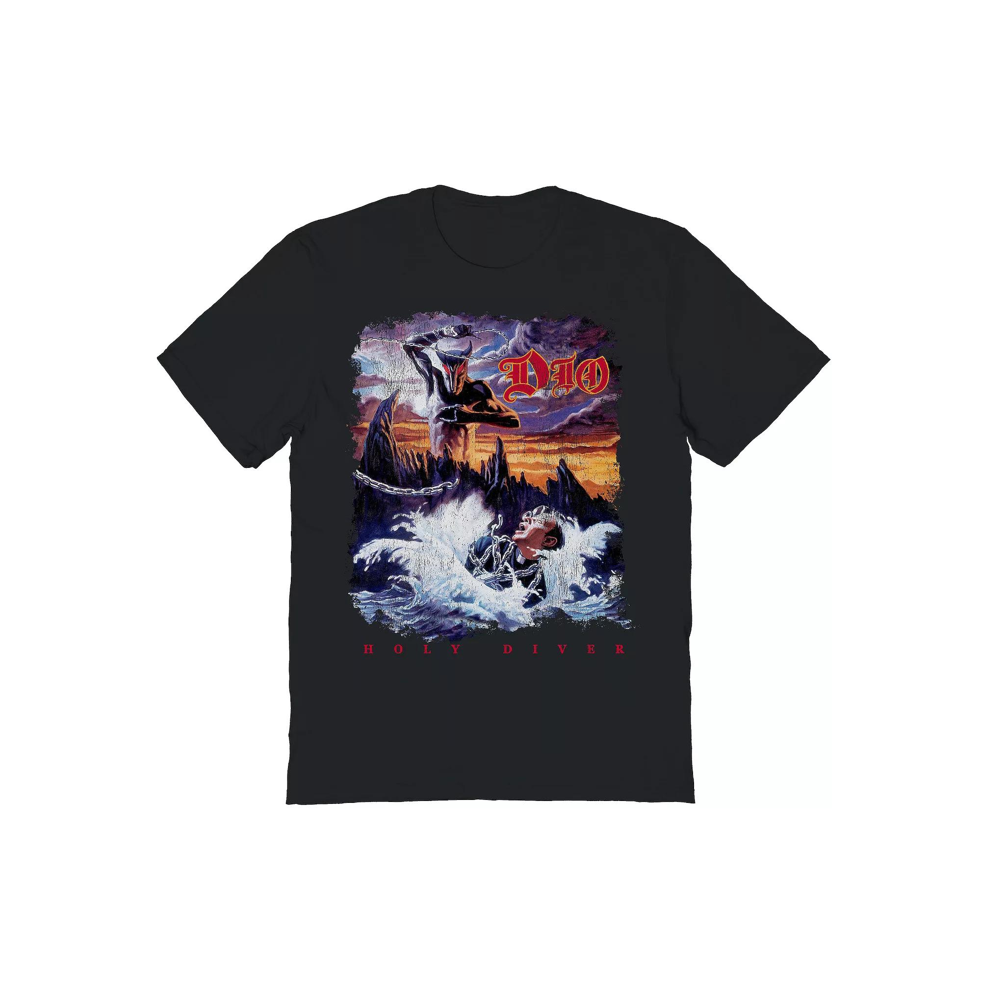 Men's Diver Cover Art Graphic Tee, Size: Small, Black Product Image