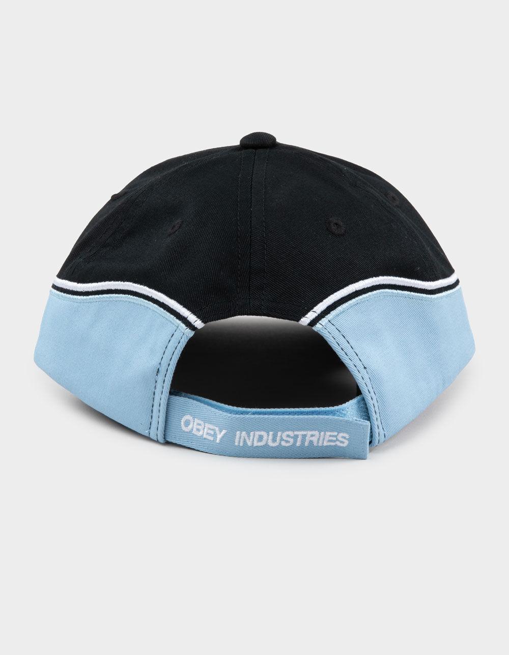 OBEY Speedway 6 Panel Strapback Hat - BLK/MULTI Product Image