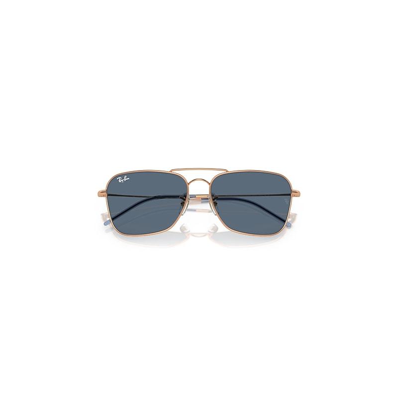 Ray-Ban Caravan Reverse Sunglasses Frame Blue Lenses Product Image
