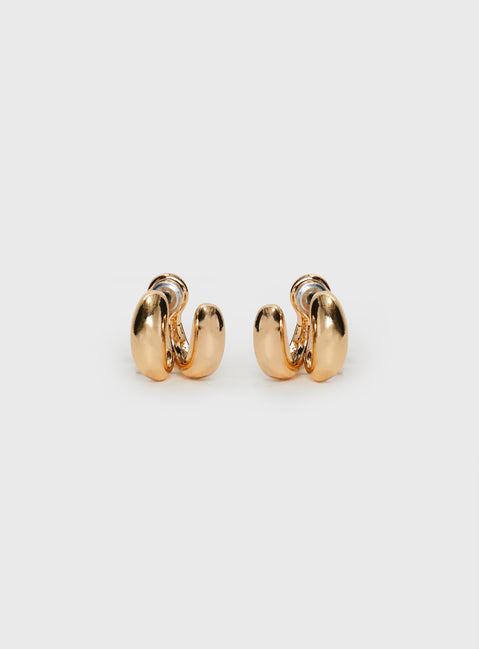 Yueh Earrings Gold Product Image