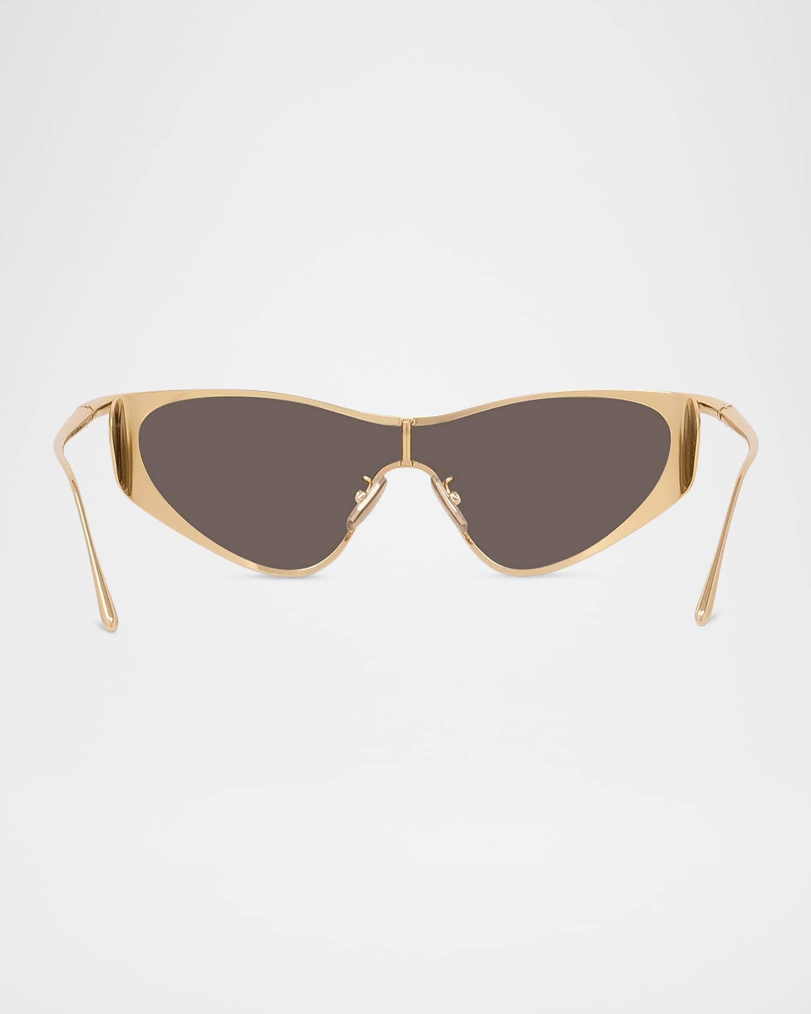 Signature Metal & Nylon Shield Sunglasses Product Image