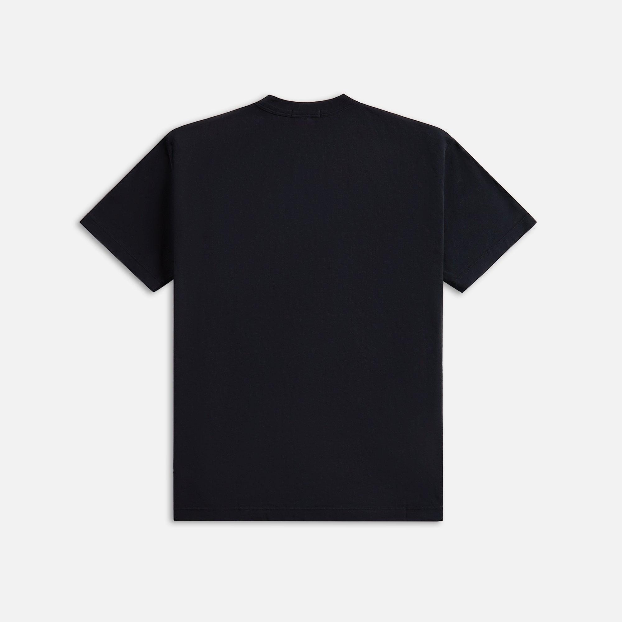 Tekla Short Sleeve Sleeping Tee - Black Male Product Image