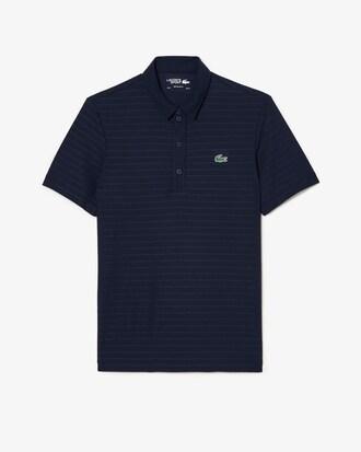 Men's Lacoste SPORT Textured Breathable Golf Polo Shirt Product Image
