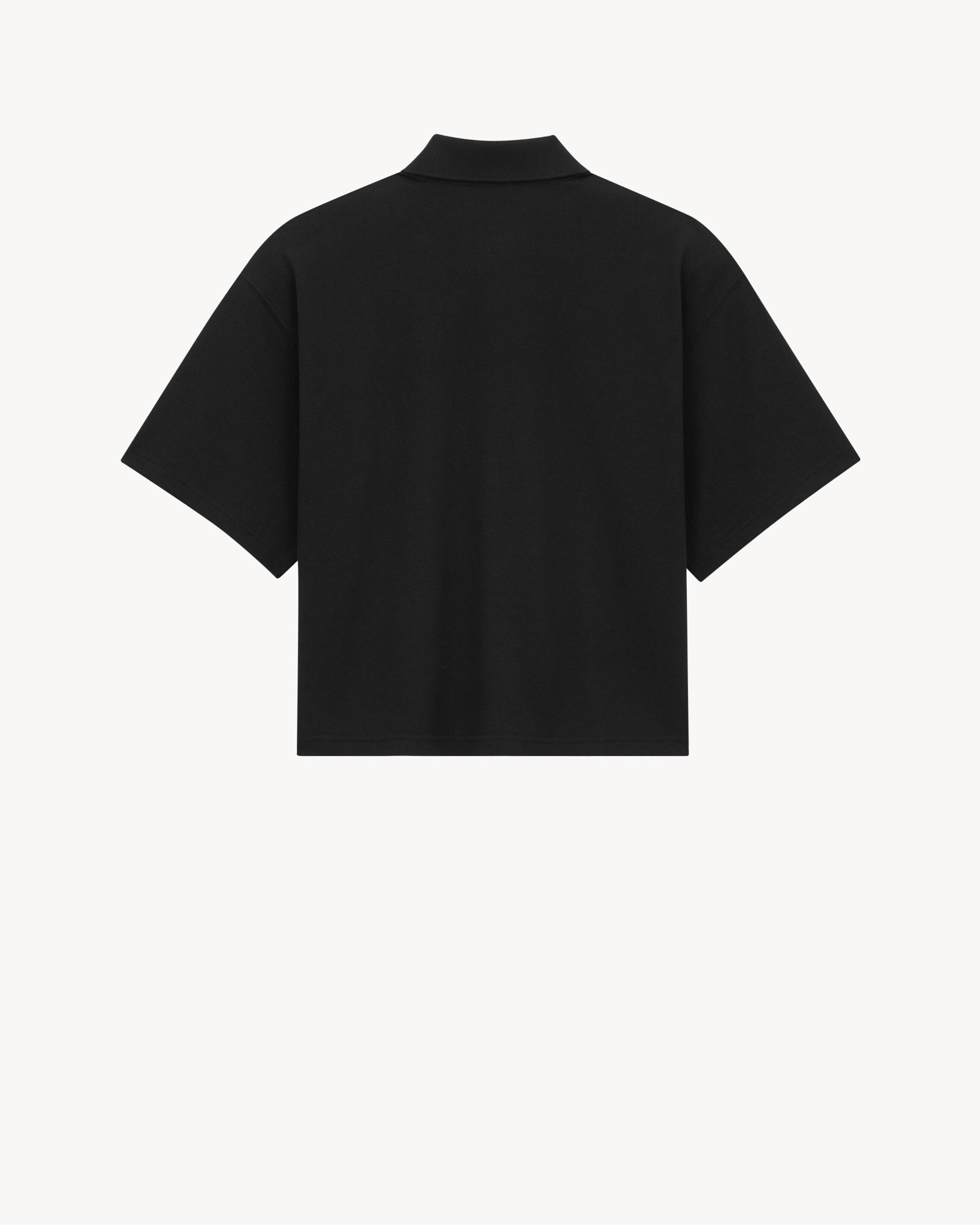 CASSANDRE polo shirt in piqué Product Image