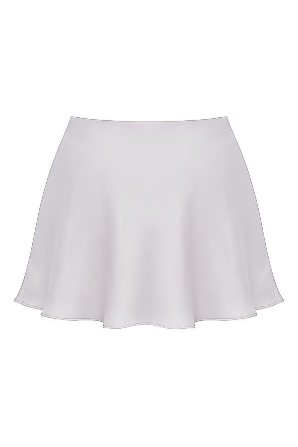 Malala  off white mini skirt Product Image