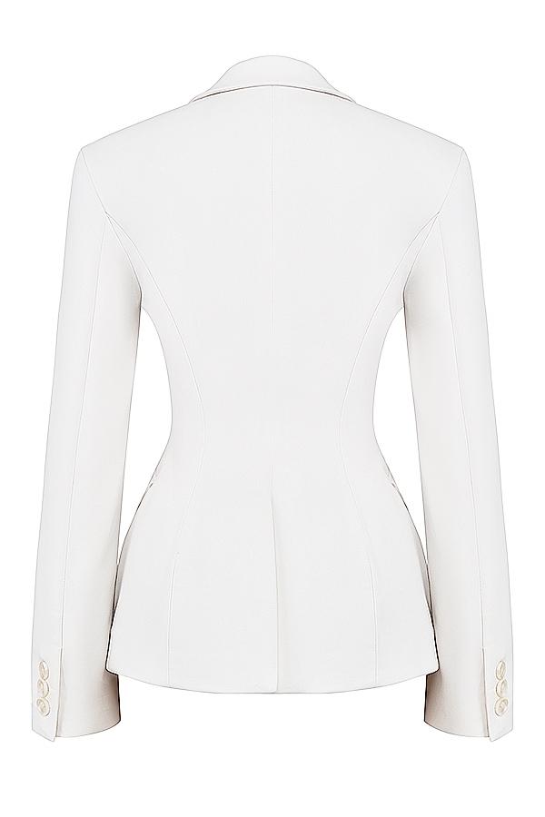 Sariah  ivory contour tailored blazer Product Image
