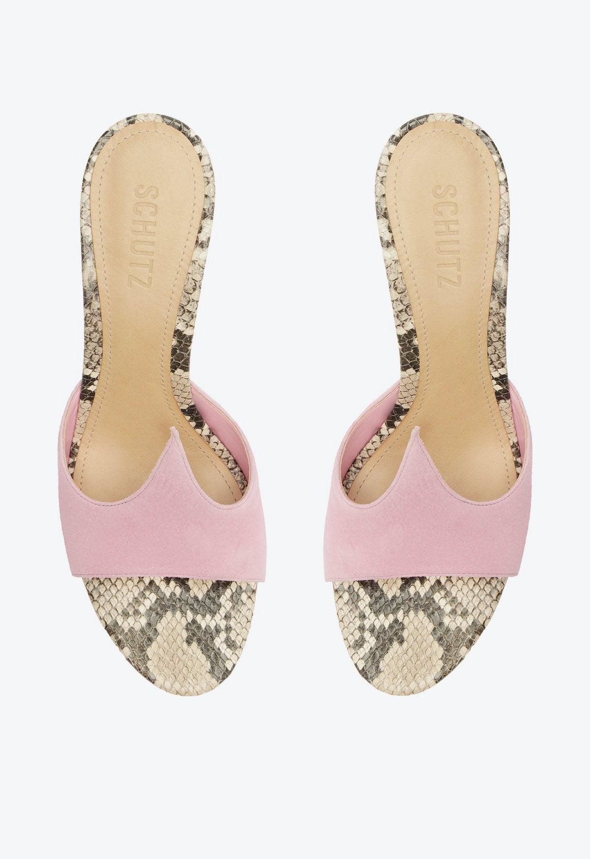 Carlie Mule Suede Sandal Female Product Image