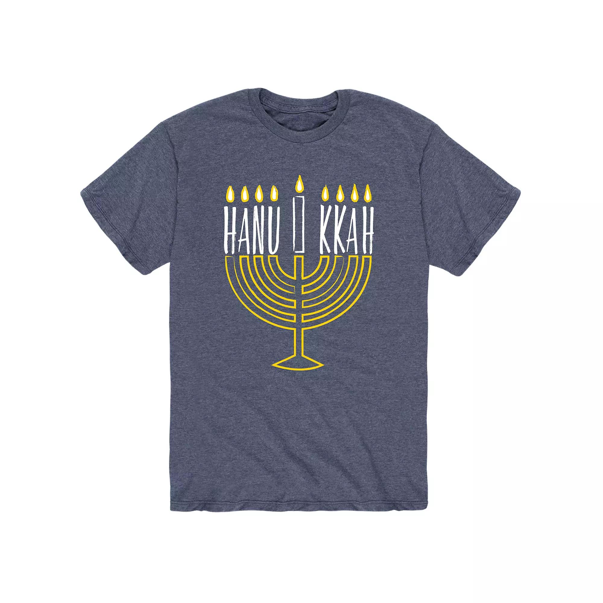 Men's Hanukkah Menorah Tee,  Product Image