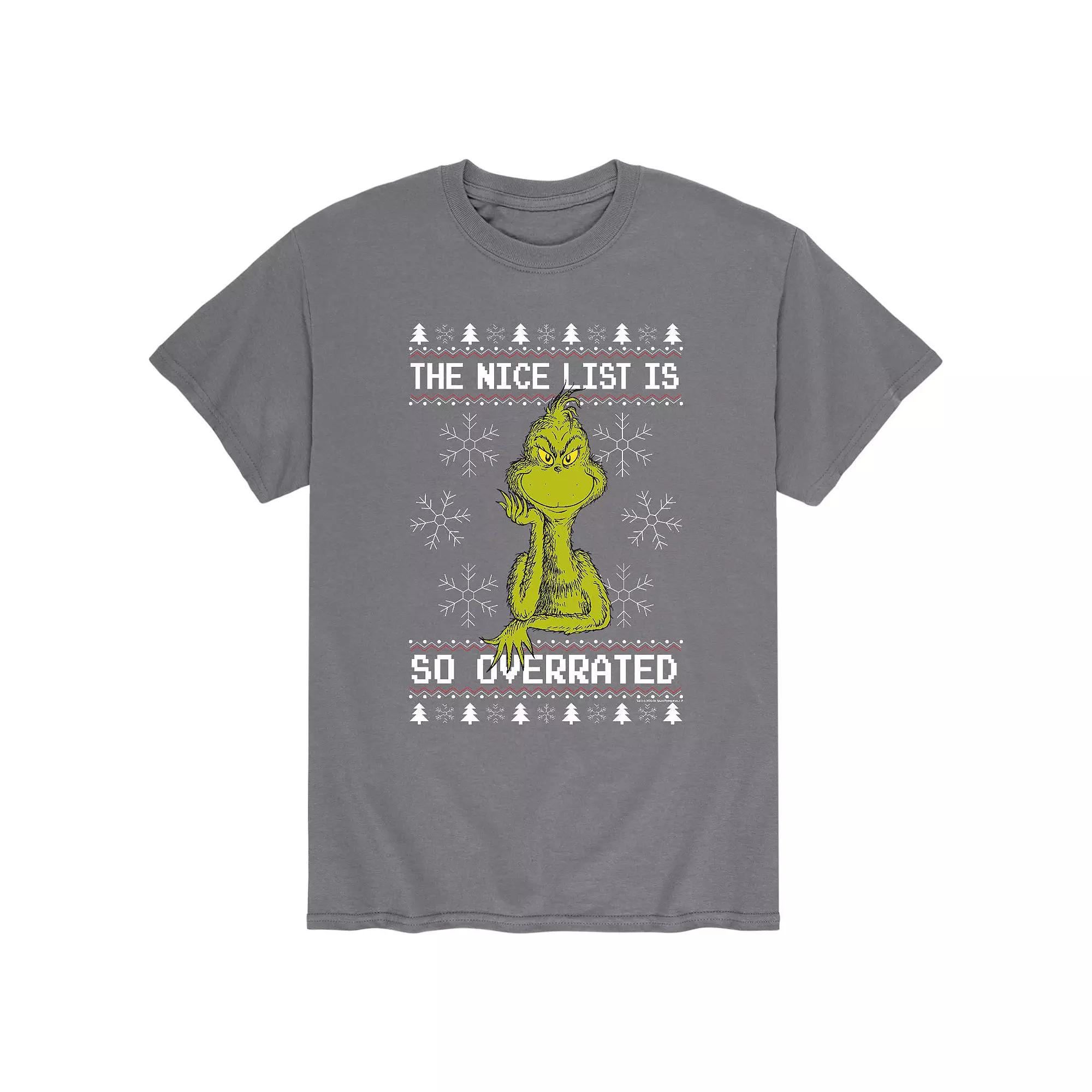Big & Tall Dr. Seuss Nice Overrated Tee, Men's,  Product Image