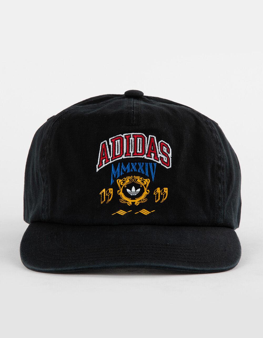 ADIDAS 5 Panel Varsity Strapback Hat - BLACK COMBO Product Image