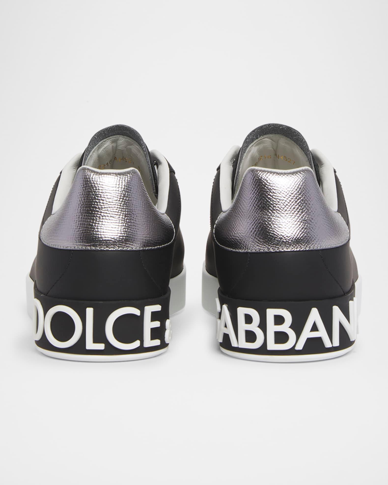 Men's Calfskin Portofino Low-Top Sneakers Product Image