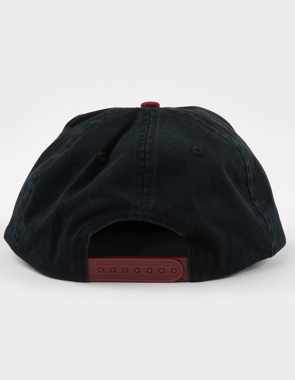 THRILLS Solace Of Nature 5 Panel Snapback Hat - BLACK Product Image