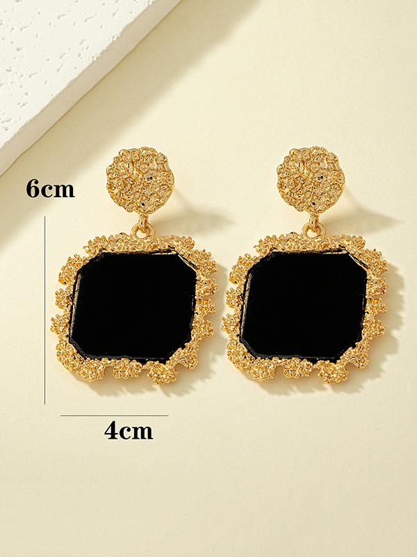 Geometric Drop Earrings Product Image