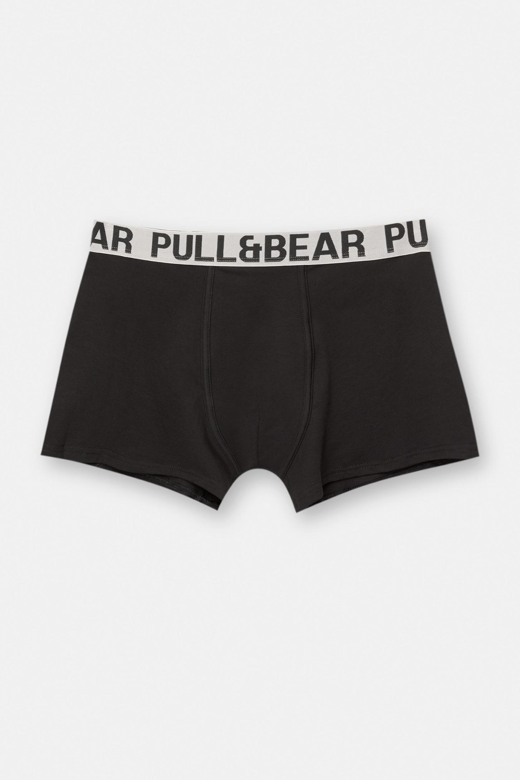 3-pack of boxers with a blue waistband Product Image