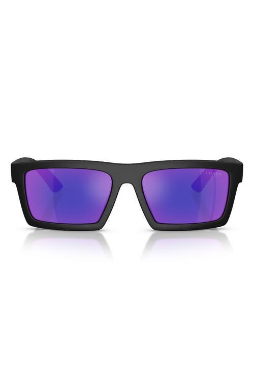 Mens Graffiti 54MM Mirrored Acetate Sunglasses Product Image