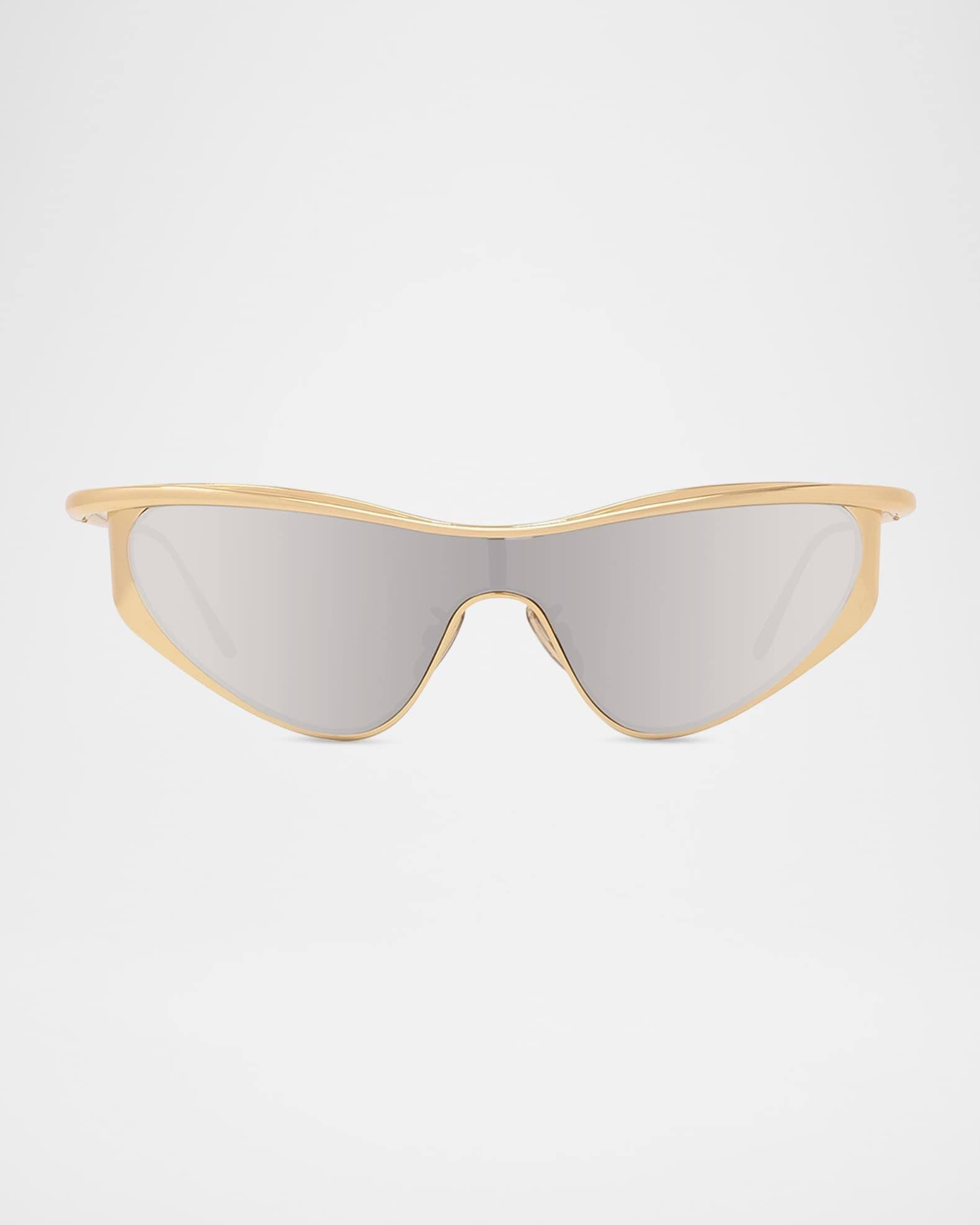 Signature Metal & Nylon Shield Sunglasses Product Image