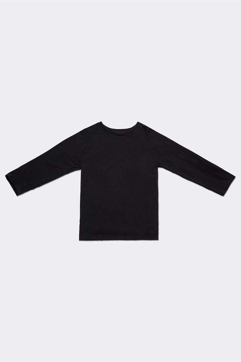 Men's Organic Raglan in Black Product Image