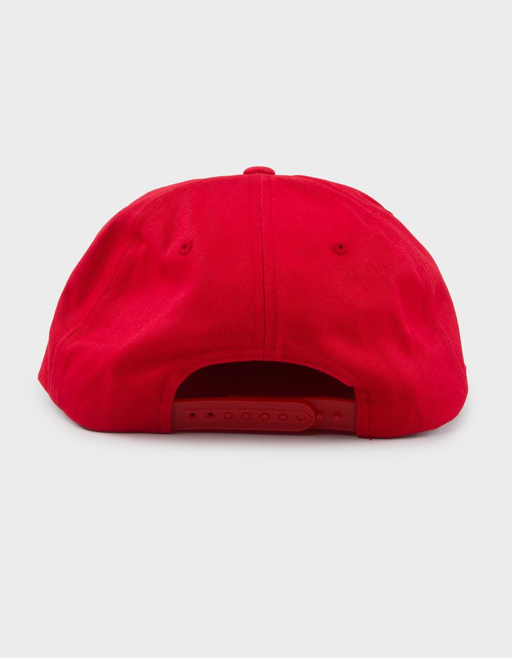 BRIXTON Tradesman Snapback Hat - RED COMBO Product Image