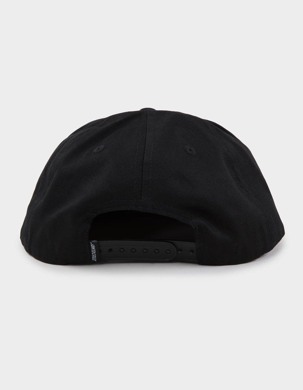 SANTA CRUZ Stretched Strip Structured Snapback Hat - BLACK COMBO Product Image